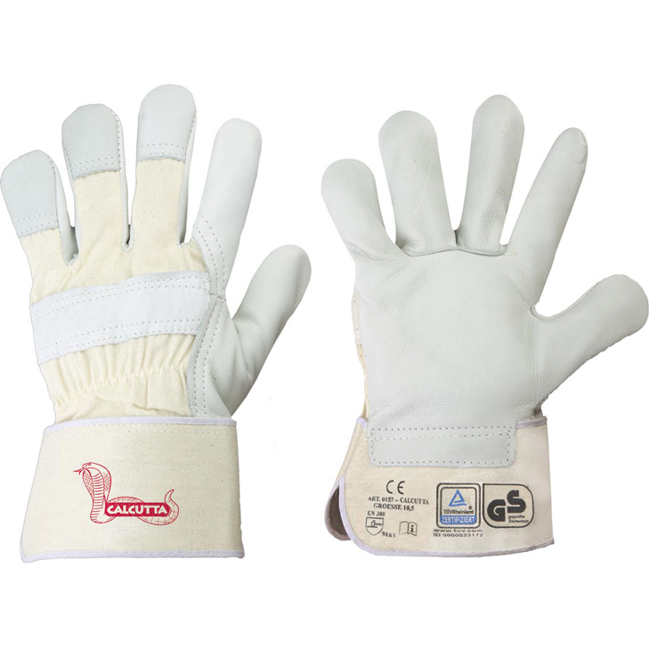 4025888235548 - - calcutta ® Handschuhe RindVollleder Weiß cat 2 Gr11