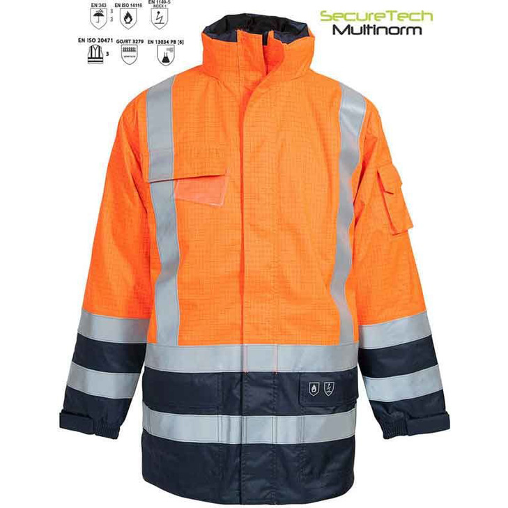 5706219170736 - Multinorm-Parka Secure Tech Multinorm 98% Oxford Polyester   2% 