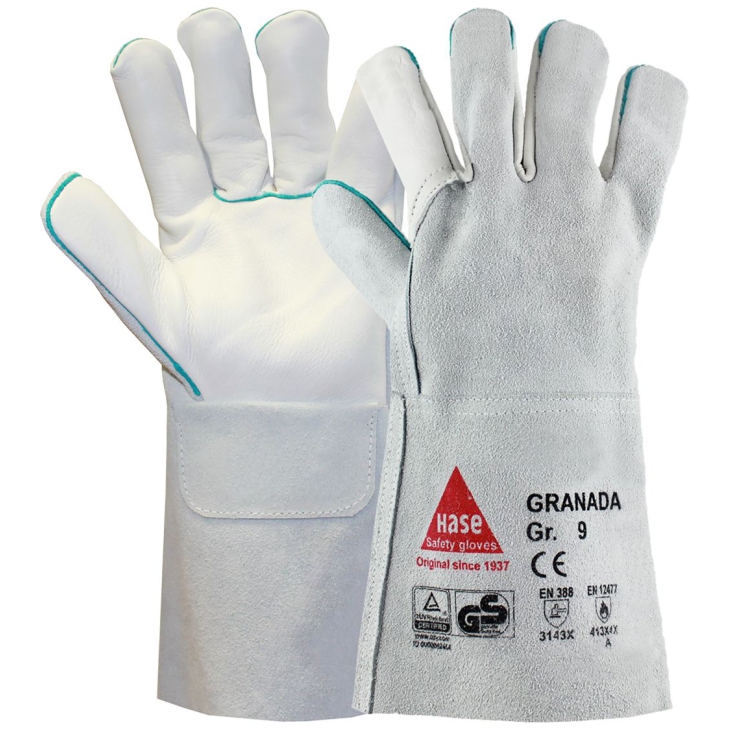 4018949345126 - Schweißer-Handschuhe Granada EN 388 EN 407 EN 12477 Kat II V