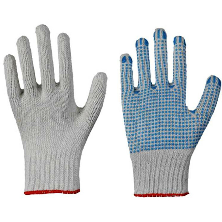 4041095014264 - Baumwoll-Polyester-Strickhandschuhe Magic blue EN 388 Kat II einse