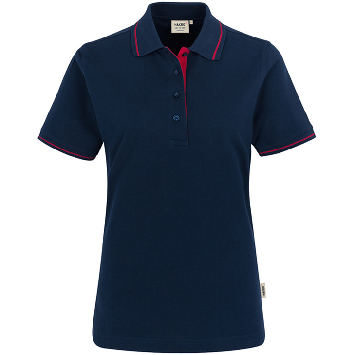 4045981045356 - Woman-Poloshirt Casual Piqué 100% Baumwolle 200 g m²