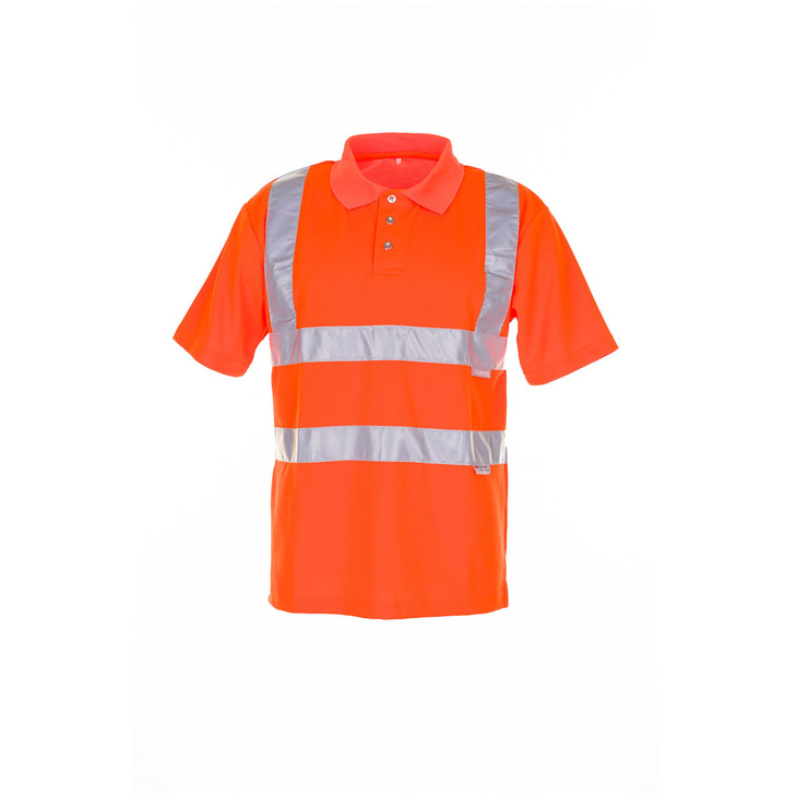 4030913059686 - Planam - Poloshirt Warnschutz uni orange Größe 4XL - orange