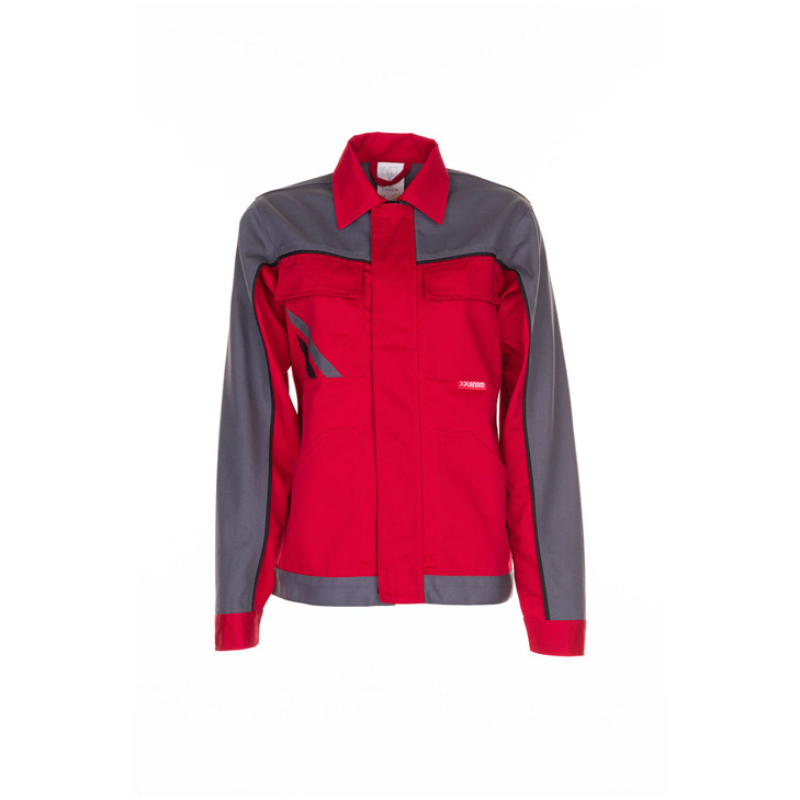 4030913941028 - Damen Bundjacke Highline rot schiefer schwarz Größe 36 - rot