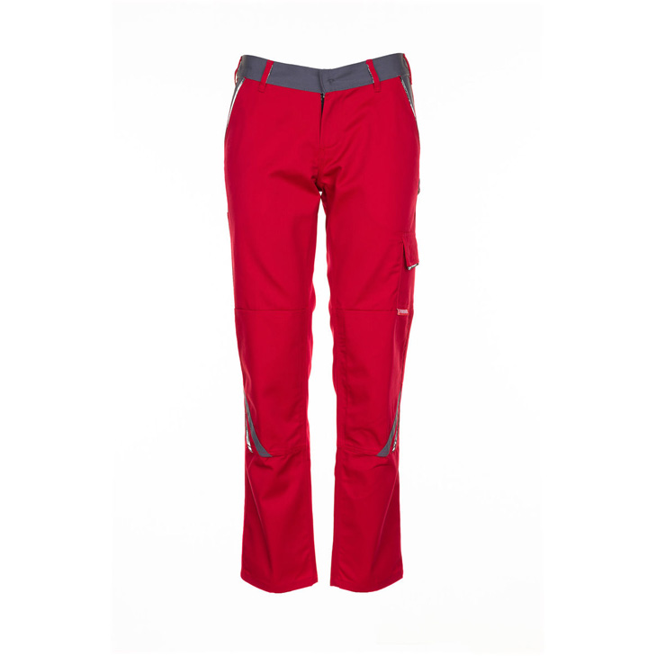 4030913941165 - Planam - Damen Bundhose Highline rot schiefer schwarz Größe 42 - rot