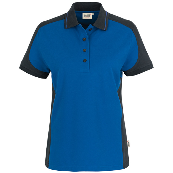 4045981092008 - Women Poloshirt Contrast Performance 50% Baumwolle   50% Polyes