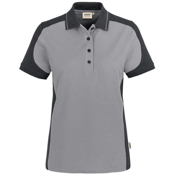 4045981087400 - Women Poloshirt Contrast Performance 50% Baumwolle   50% Polyes