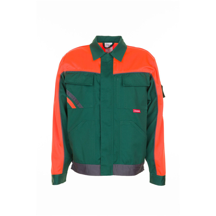 4030913876252 - Planam - V1 Bundjacke Visline grün orange schiefer Größe 98 - grün