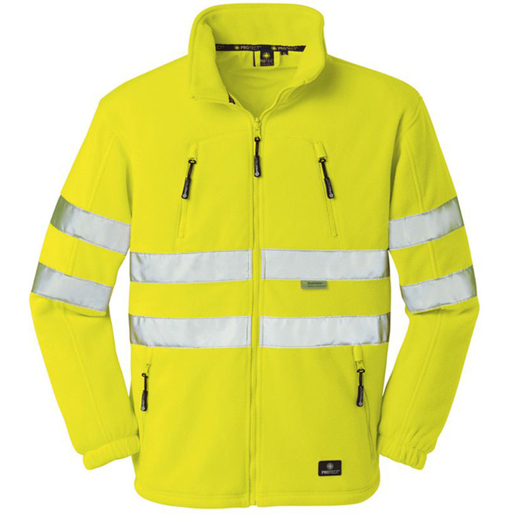 4031301045427 - Big Arbeitsschutz - big Warnfleecejacke Seattle Gr 2XL leuchtgelb - leuchtgelb