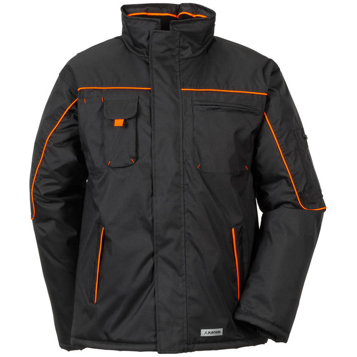 4030913894270 - Planam - Piper Jacke Outdoor schwarz orange Größe xs - schwarz