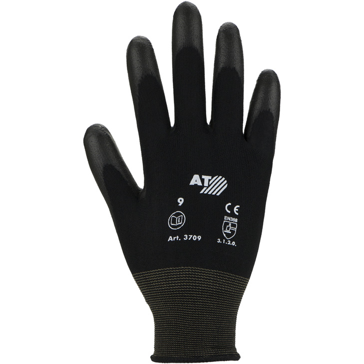 4029201132361 - Asatex Aktiengesellschaft - Handschuhe Gr7 schwarz pa mSoft-Polyurethan asatex