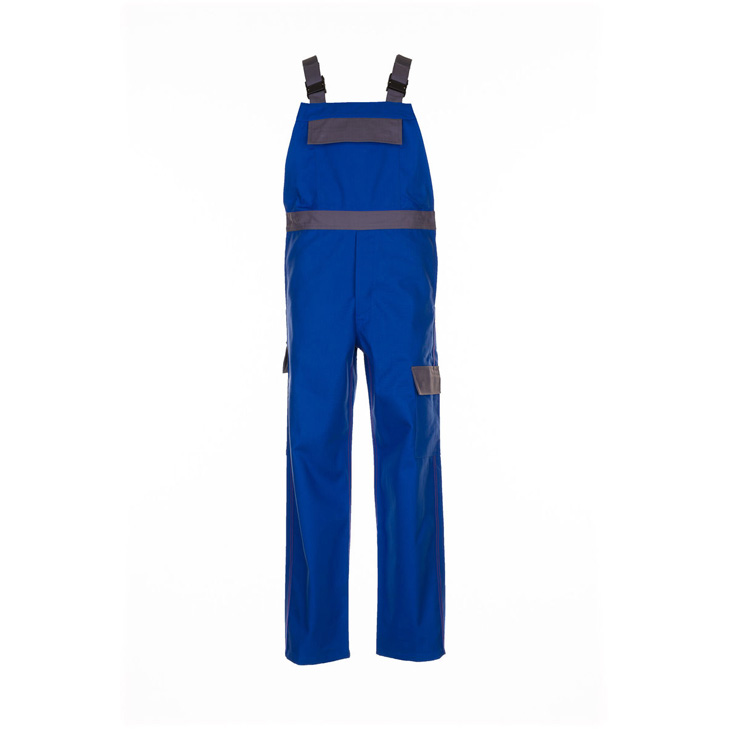 4030913073538 - Planam - Latzhose Major Protect kornblumenblau grau Größe 46 - blau