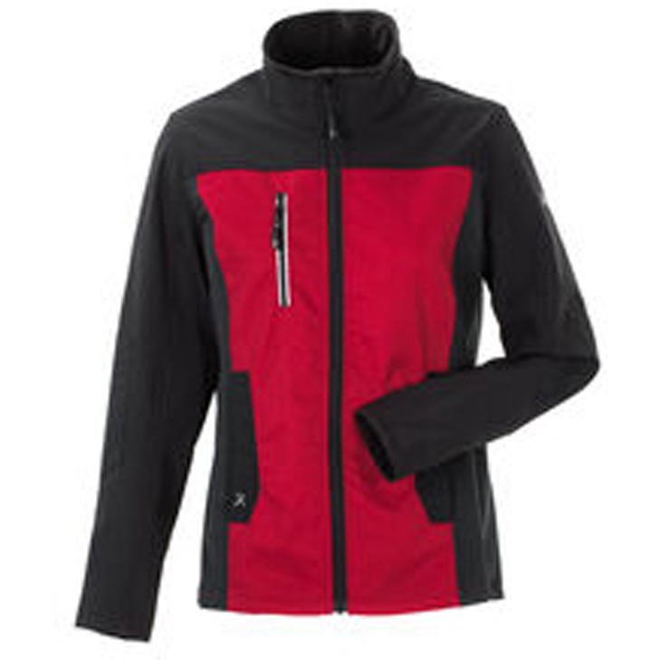 4030913972459 - Planam - Damen Hybridjacke Norit rot schwarz Größe 50 - rot