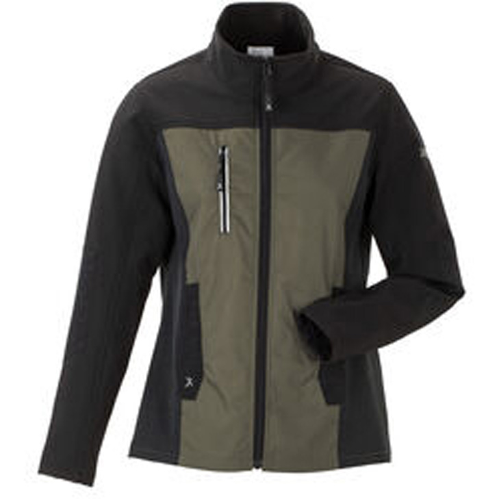 4030913972268 - Planam - Damen Hybridjacke Norit oliv schwarz Größe 52 - grün