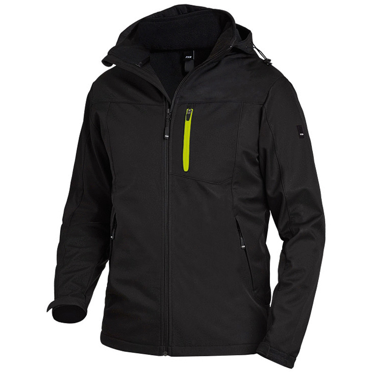 4030646306514 - Softshell - Jacke jannik 79105 Arbeitsjacke atmungsaktiv und wasserabweisend Farbe 20 schwarz Größe xxxl - FHB