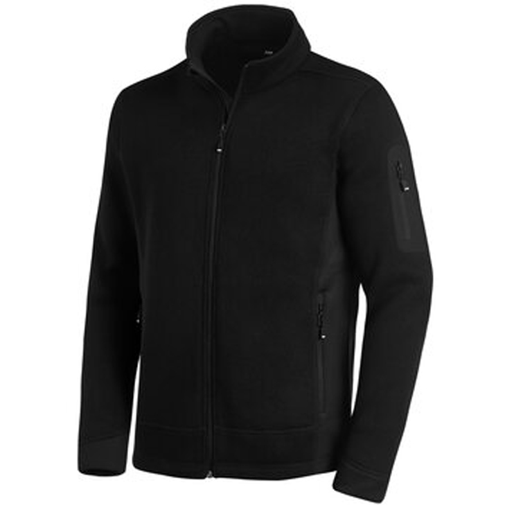 4030646377453 - Strick-Fleecejacke Herren CHRISTOPH 100% Polyester 280 g m²