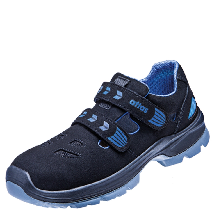 4043692003771 - Atlas Schuhfabrik - Atlas Sicherheitssandale tx 360 esd - S1 - W10 - Gr45 - schwarz royalblau