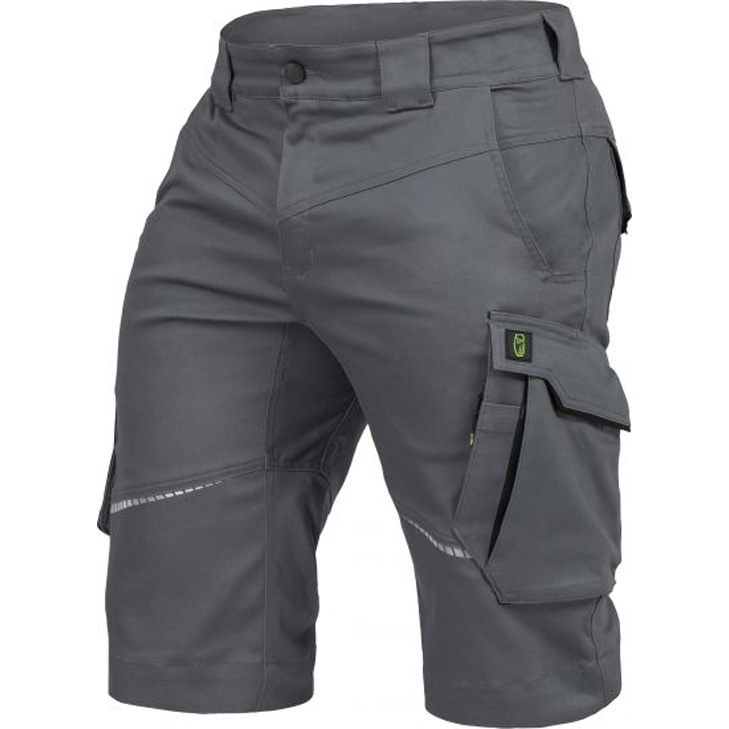 4003457368804 - Shorts Flex-Line FLEXK27 Gr 42 grau schwarz - grau schwarz - Leibwächter